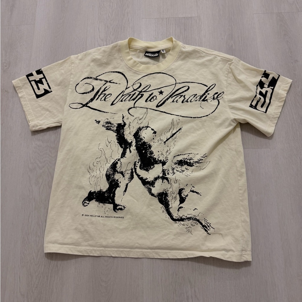 Hellstar path to paradise cream tee size medium